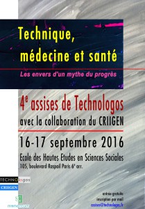 Technologos (2016-05-29) - Assises 20016 Affiche