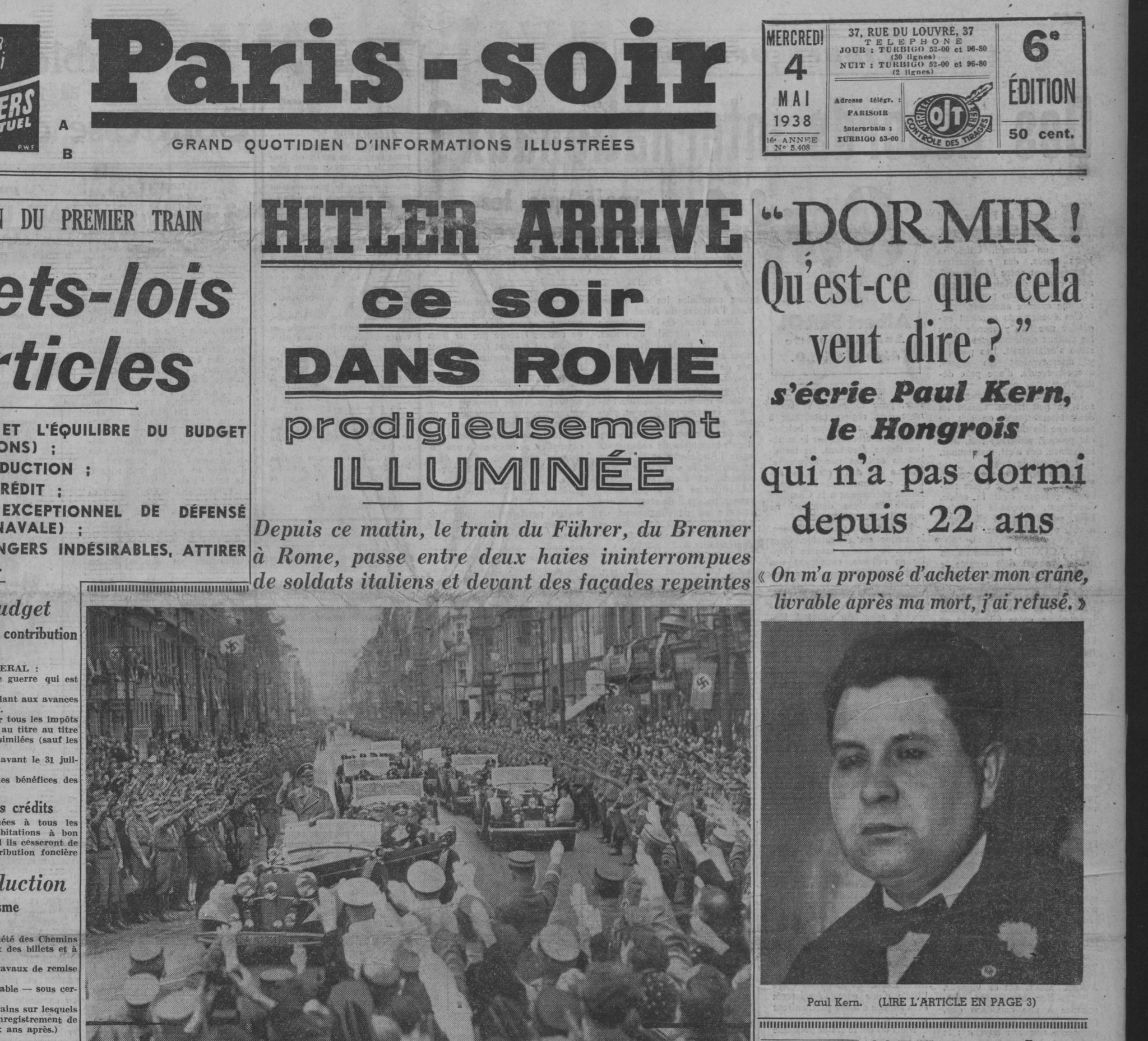 Paul Kern, ou la science déchaînée contre le sommeil