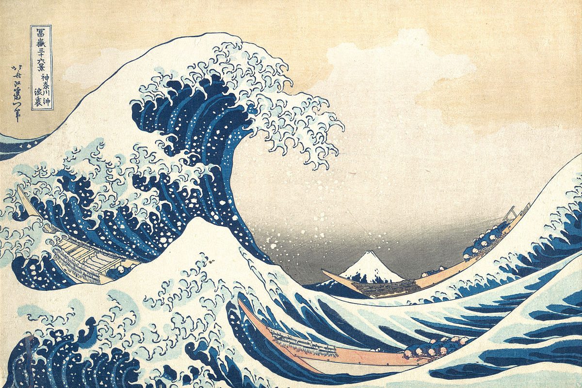 Hokusai, La Grande Vague de Kanagawa (1830-32)